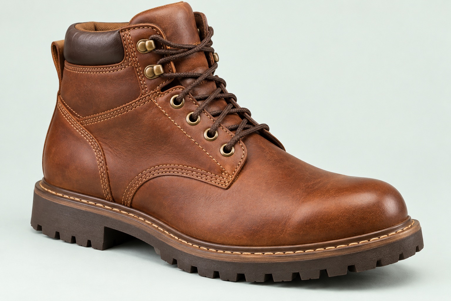 Bota de piel para consultar sus materiales y costos